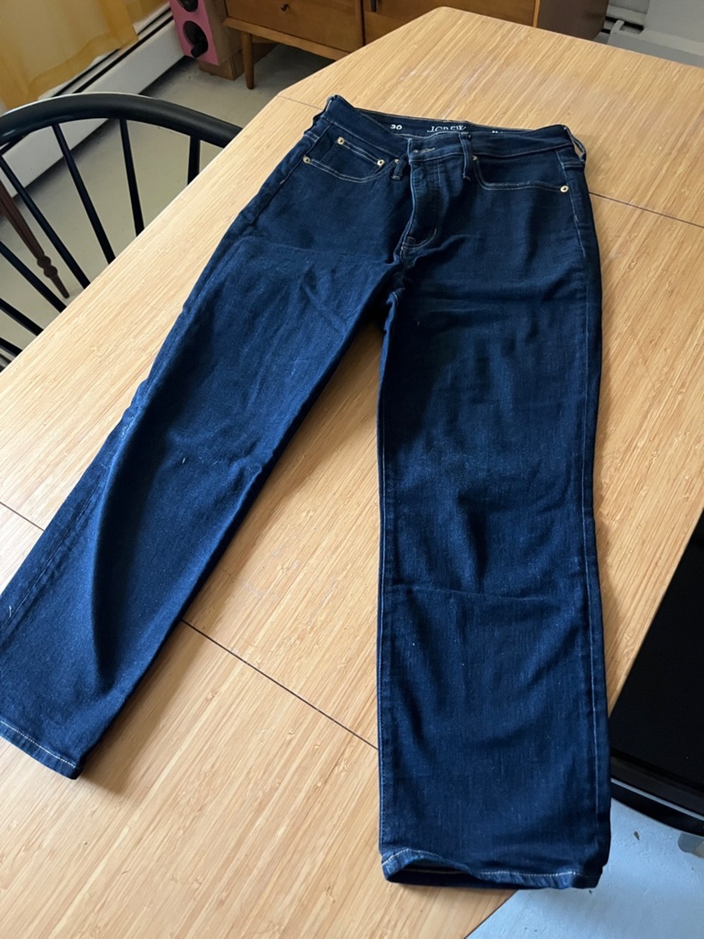 J. Crew Dark Indigo Straight-Leg women Jeans